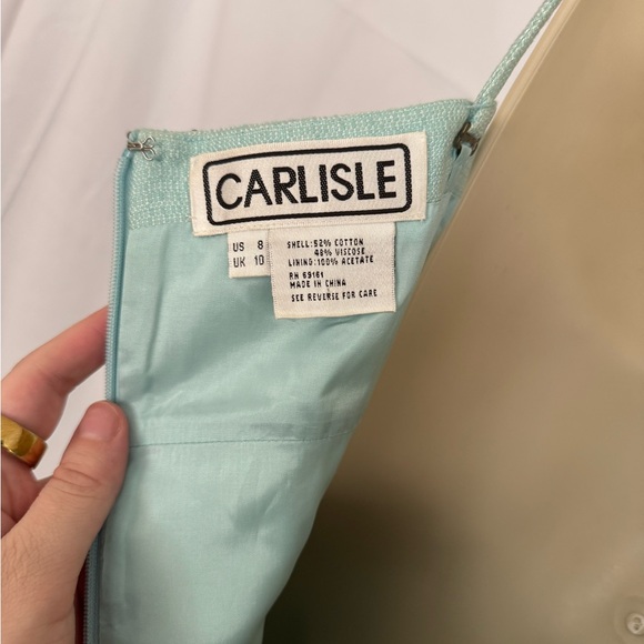 Carlisle light seafoam Dress with Beaded Detail - Picture 2 of 9